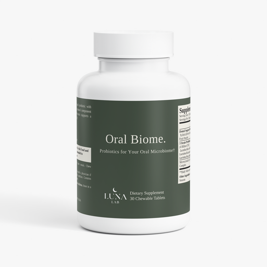 Luna Lab Oral Biome oral probiotic chewables bottle