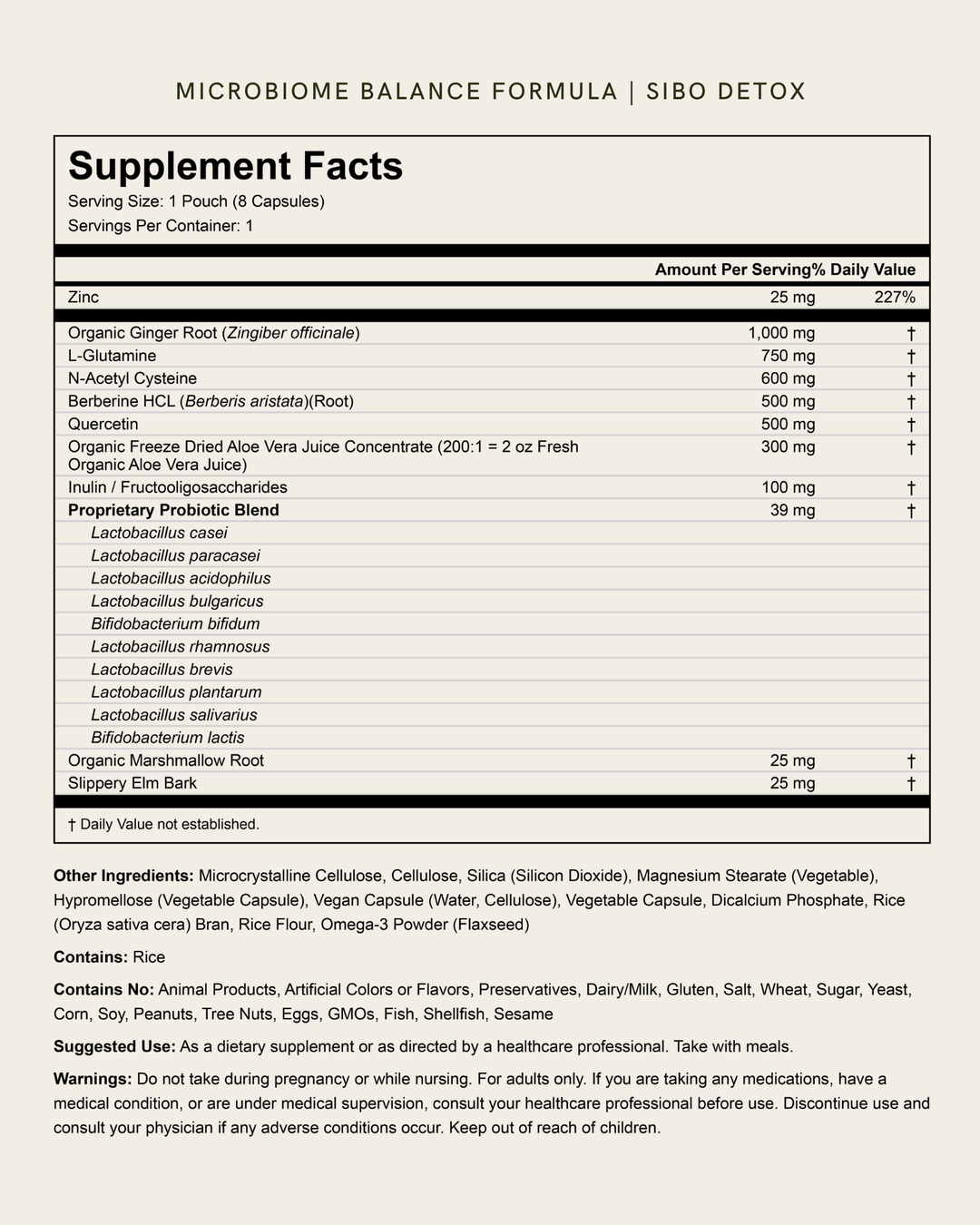 Microbiome Balance Formula
